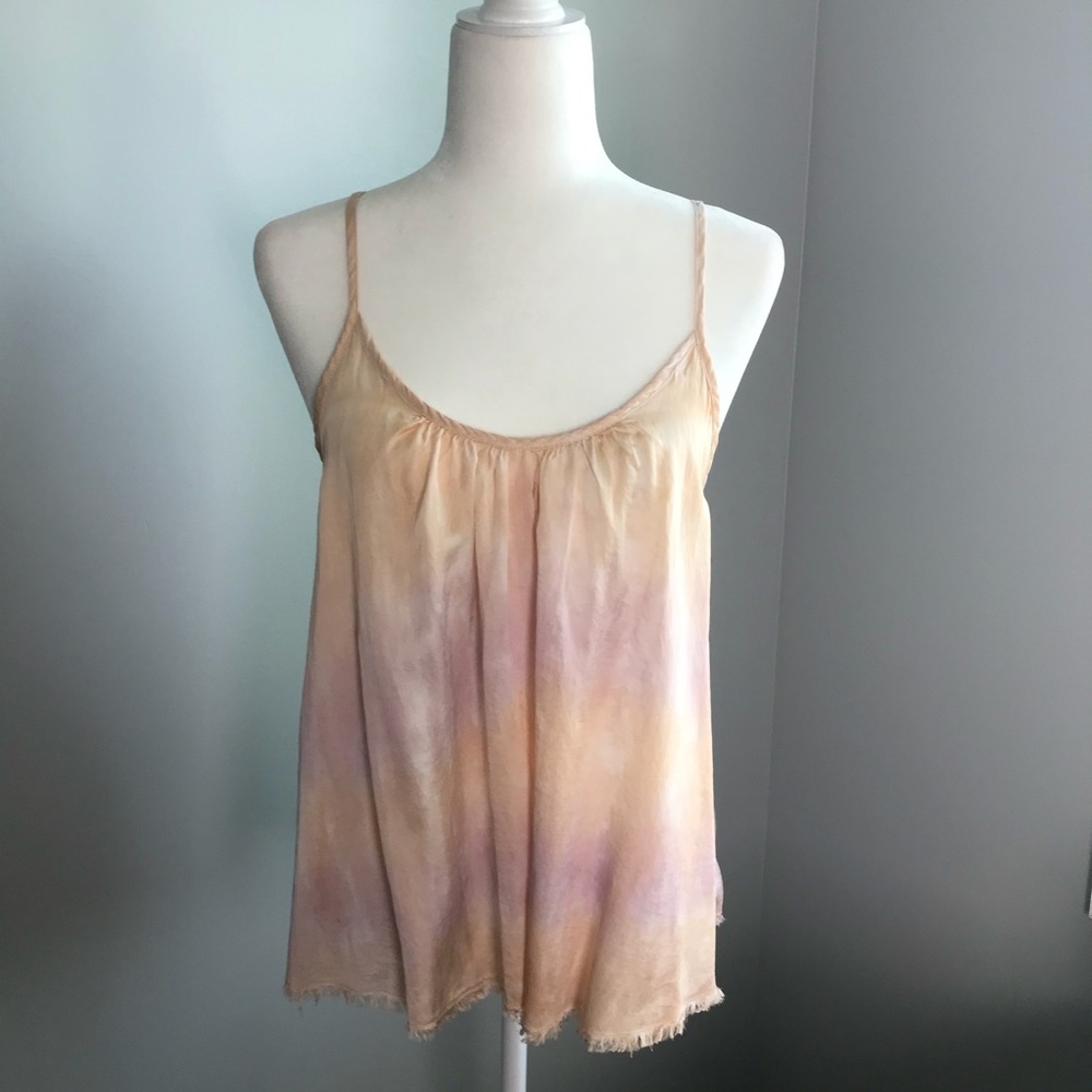 NEW Tina + Jo Tie Dye Pastel Tank Top Shirt S